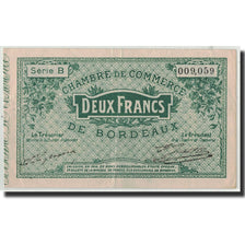 France, Bordeaux, 2 Francs, 1914, AU(55-58), Pirot:30-3