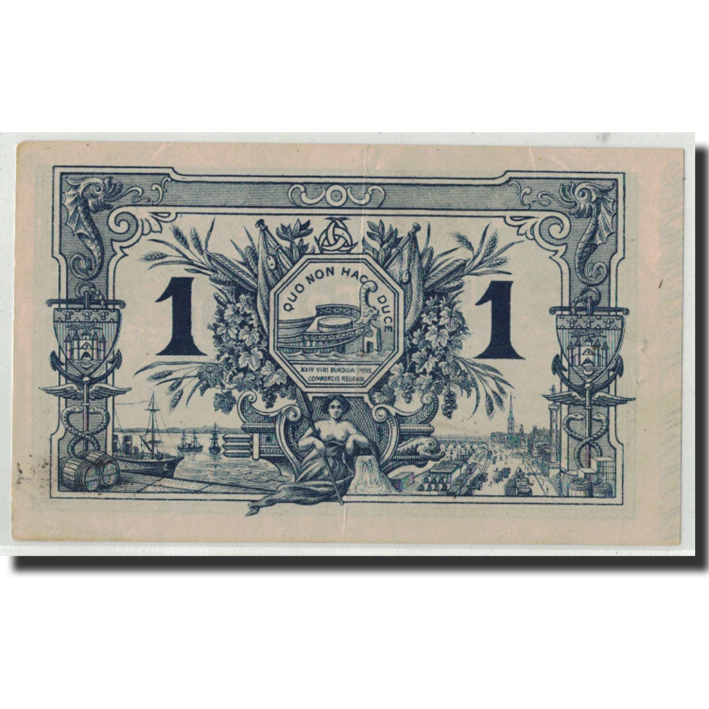 France, Bordeaux, 1 Franc, 1914, AU(55-58), Pirot:30-2