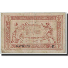 France, 1 Franc, 1917, KM:M2,Fayette:VF 3.3, VF(20-25)