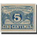 Banknote, Pirot:94-1, 5 Centimes, Undated, France, UNC(63), NORD-PAS DE CALAIS