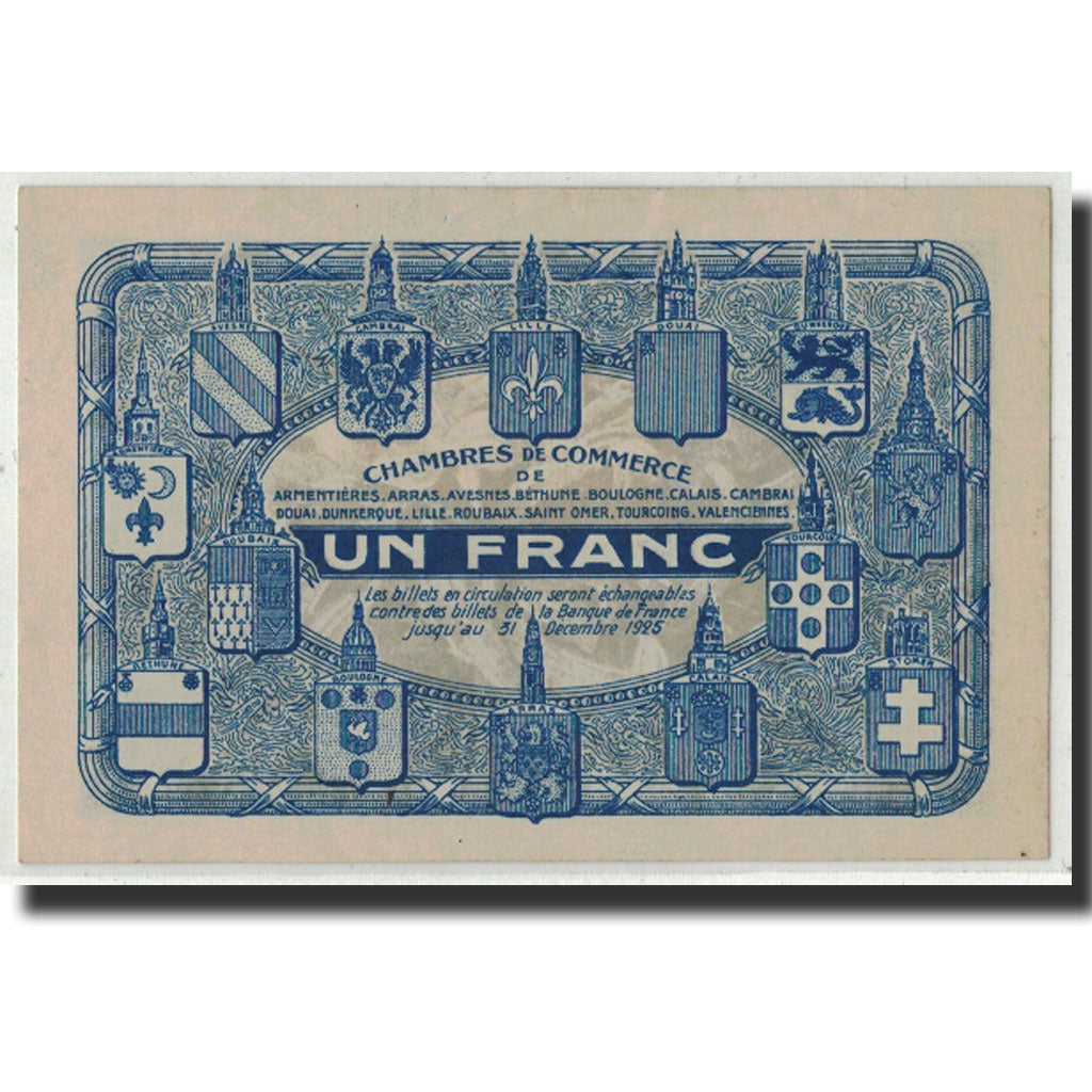 France, NORD-PAS DE CALAIS, 1 Franc, AU(55-58), Pirot:94-5