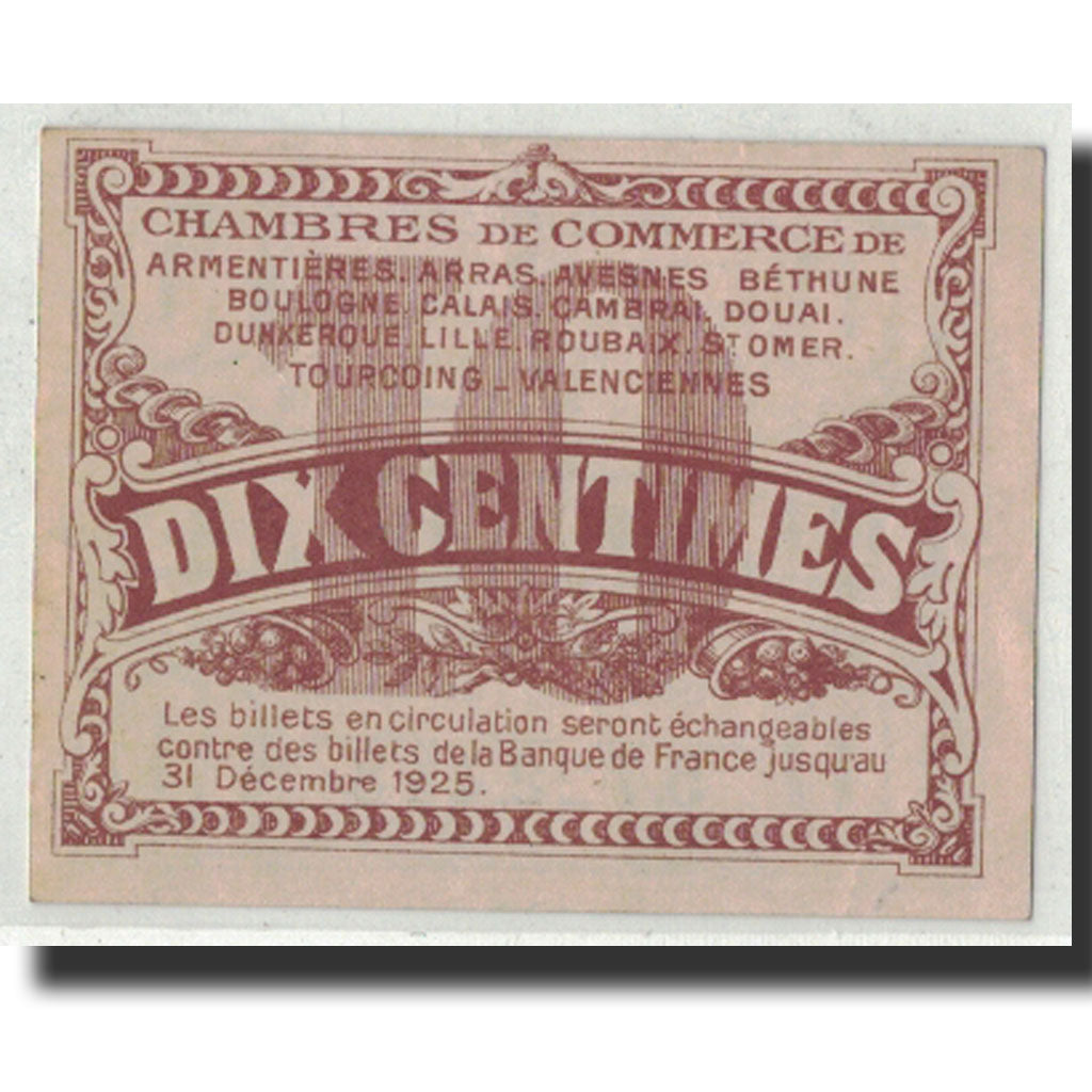 France, NORD-PAS DE CALAIS, 10 Centimes, AU(55-58), Pirot:94-2