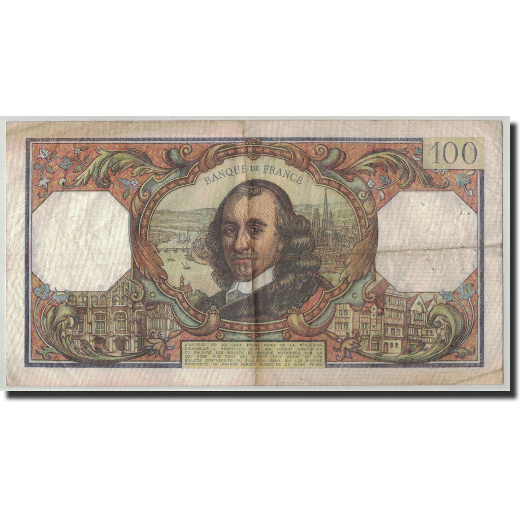 Banknote, France, 100 Francs, 1971, 1971-04-01, VF(20-25), Fayette:65.35