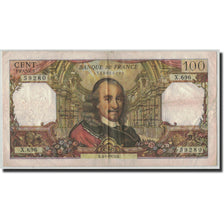 France, 100 Francs Corneille, 1973, KM:149d, Fayette:65.41, 1973-01-04, VF(20-25