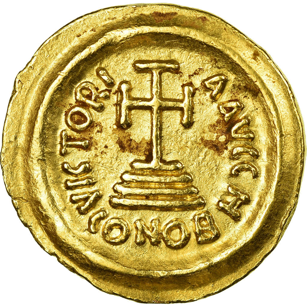 Coin, Heraclius 610-641, Solidus, Ravenna, AU(50-53), Gold, Sear:896