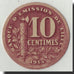 Banknote, Pirot:59-3059, 10 Centimes, 1915, France, UNC(63), Lille