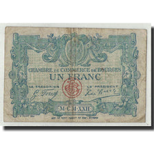 Banknote, Pirot:32-9, 1 Franc, 1917, France, VF(20-25), Bourges