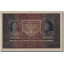 Banknote, Poland, 5000 Marek, 1920, 1920-02-07, KM:31, AU(50-53)