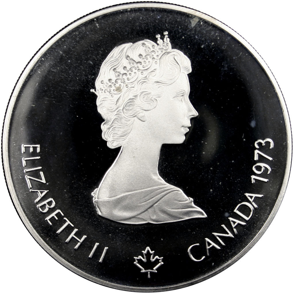 Coin, Canada, Elizabeth II, 5 Dollars, 1973, Ottawa, MS(63), Silver