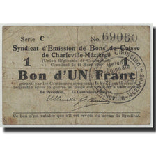 Francia, Charleville-Mézières, 1 Franc, 1916, B, Pirot:08-83
