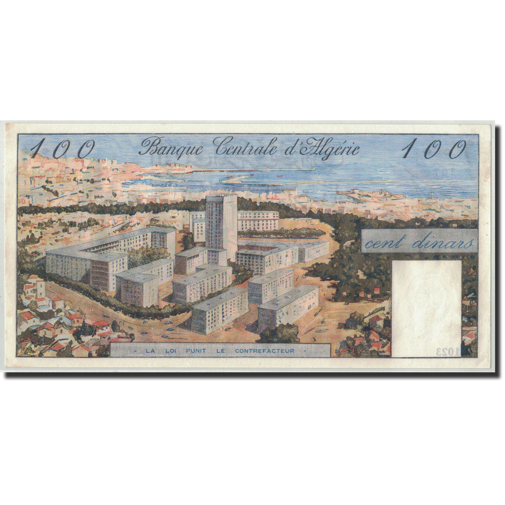 Banknote, Algeria, 100 Dinars, 1964, 1964-01-01, KM:125a, UNC(63)