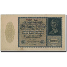 Germany, 10,000 Mark, 1922, KM:72, 1922-01-19, AU(55-58)