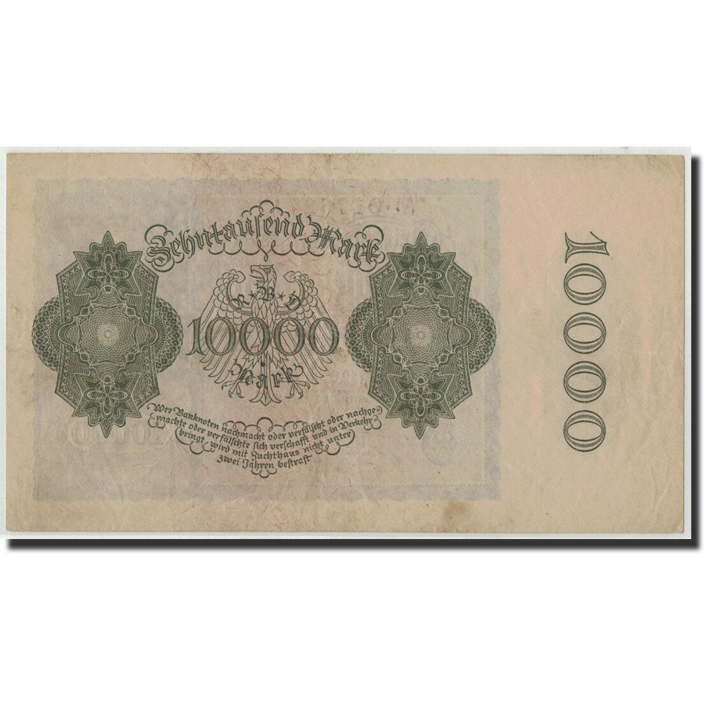 Germany, 10,000 Mark, 1922, KM:72, 1922-01-19, AU(55-58)