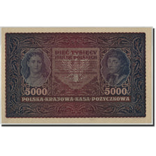 Geldschein, Polen, 5000 Marek, 1920, 1920-02-07, KM:31, UNZ-