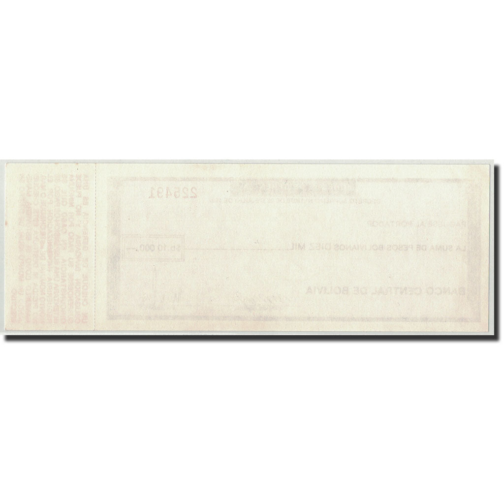 Bolivia, 10,000 Pesos Bolivianos, 1982, 1982-07-28, KM:173a, UNC(65-70)