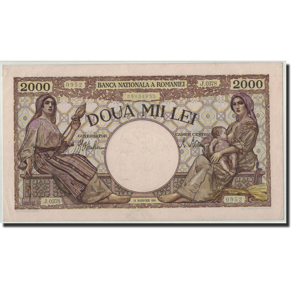 Romania, 2000 Lei, 1941, 1941-11-18, KM:53a, UNC(60-62)