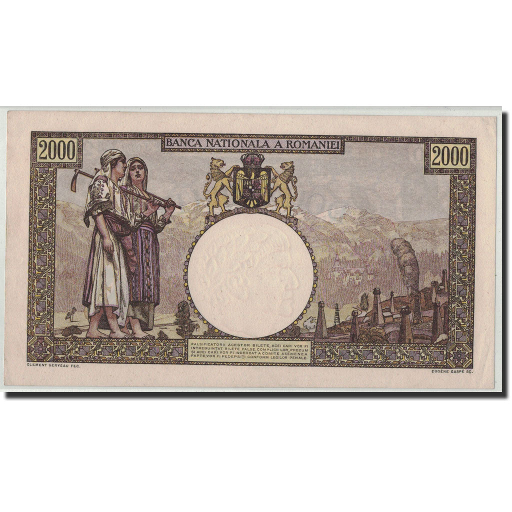 Romania, 2000 Lei, 1941, 1941-11-18, KM:53a, UNC(60-62)