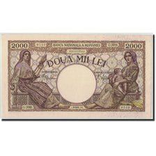 Banknote, Romania, 2000 Lei, 1943, 1943-09-01, KM:54a, UNC(64)
