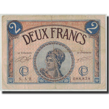 Banknote, Pirot:97-28, 2 Francs, 1920, France, EF(40-45), Paris