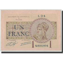 Banknote, Pirot:97-23, 1 Franc, 1920, France, AU(55-58), Paris