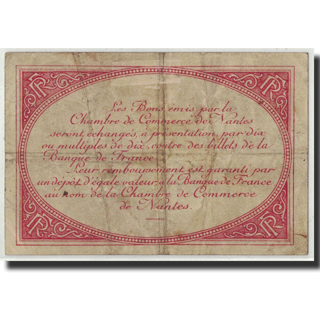 France, Nantes, 50 Centimes, VF(20-25), Pirot:88-3