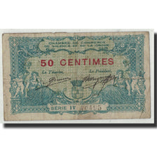 Banknote, Pirot:127-2, 50 Centimes, 1915, France, F(12-15), Valence