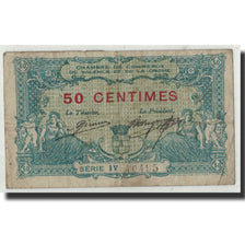 Billet, France, Valence, 50 Centimes, 1915, B+, Pirot:127-2