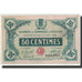 Billete, 50 Centimes, Pirot:113-17, 1920, Francia, SC, Saint-Dizier