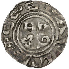 Coin, France, Cambrésis, Hugues III, Denarius, Extremely rare, AU(55-58)