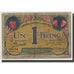 Banknote, Pirot:63-20, 1 Franc, 1917, France, F(12-15), Grenoble