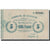 Banconote, Pirot:02-1054, BB, Germaine, 5 Francs, 1915, Francia