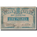 Billete, 5 Francs, Pirot:59-1602, 1914, Francia, BC, Lille