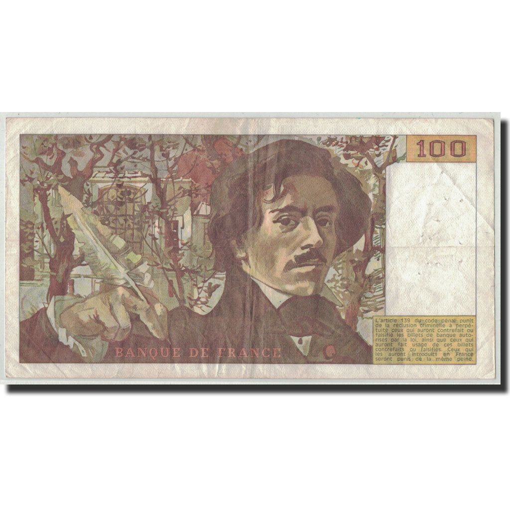 Banknote, France, 100 Francs, 1987, EF(40-45), Fayette:69.11, KM:154c