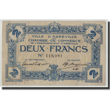 France, Abbeville, 2 Francs, VF(20-25), Pirot:1-21