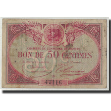Billet, France, Nantes, 50 Centimes, Undated, B+, Pirot:88-3