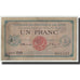Banknote, Pirot:77-1, 1 Franc, 1914, France, AU(50-53), Lyon