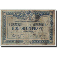 Geldschein, Frankreich, Quimper et Brest, 1 Franc, 1915, S, Pirot:104-5