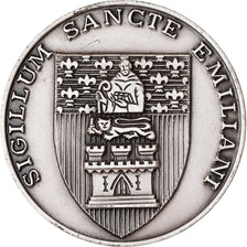 França, Medal, Ville de Saint-Emilion, AU(50-53), Bronze Prateado