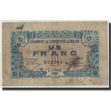 Banknote, Pirot:80-1, 1 Franc, 1915, France, VF(20-25), Melun