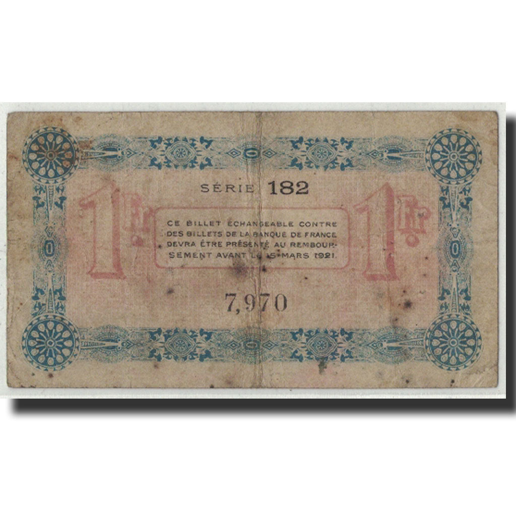 France, Annecy, 1 Franc, 1916, F(12-15)