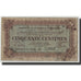 Francia, Auxerre, 50 Centimes, 1916, BC, Pirot:17-12