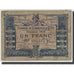 France, Saint-Dié, 1 Franc, 1917, VG(8-10), Pirot:112-11