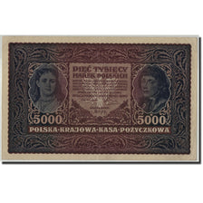 Banknote, Poland, 5000 Marek, 1920, 1920-02-07, KM:31, AU(50-53)