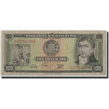 Banknote, Peru, 100 Soles De Oro, 1975, 1975-10-02, KM:108, VG(8-10)