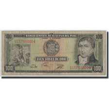 Geldschein, Peru, 100 Soles De Oro, 1975, 1975-10-02, KM:108, SGE