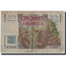 Billete, Francia, 50 Francs, 1949, 1949-05-19, RC+, Fayette:20.12, KM:127b