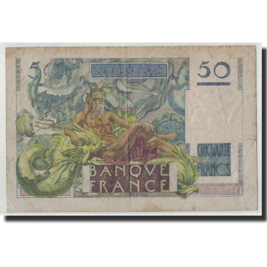Banknote, France, 50 Francs, 1949, 1949-05-19, F(12-15), Fayette:20.12, KM:127b