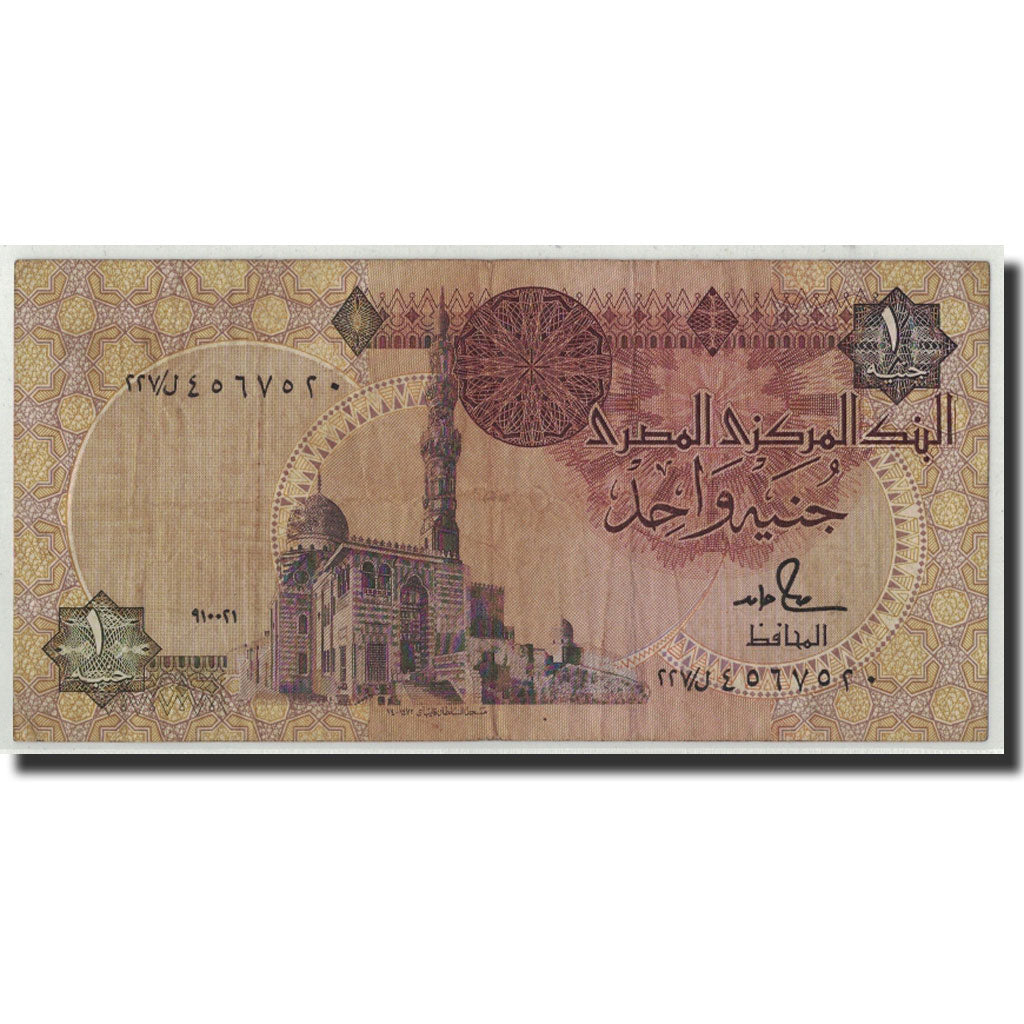 Egypt, 1 Pound, 1991, KM:50d, F(12-15)