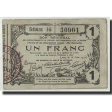 Geldschein, Frankreich, Laon, 1 Franc, 1916, S, Pirot:02-1309