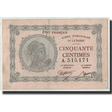 Banconote, Saar, 50 Centimes, undated (1920), BB, Fayette:VF 50.1